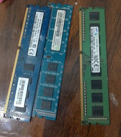 4gb DDR3 single sticks Ram