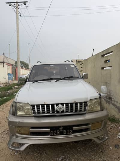 Toyota prado 1997 tz white colour