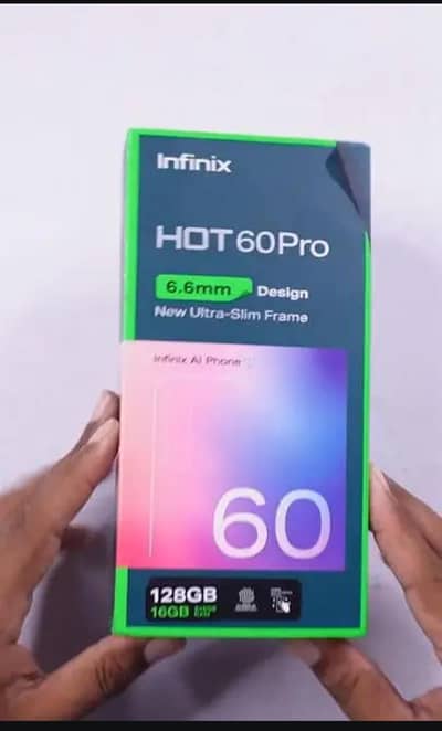 Infinix Hot 60pro 8/128gb 10/10 condition All ok mobile with box