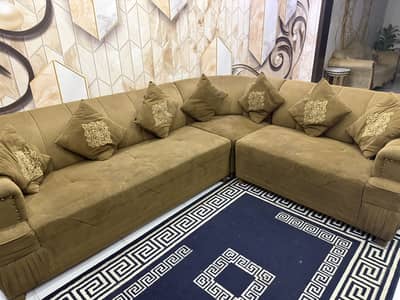 L Shape sofa set sale urgent sale good condition