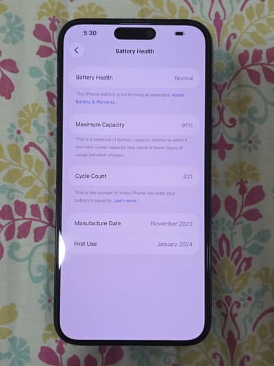 iPhone 15 Pro Max  PTA Offical
