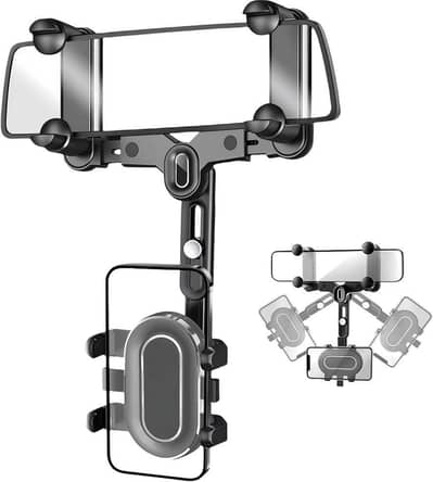 Phone Holder for Car mirror mount 360 rotation