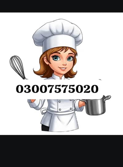 Cooking k liya female required ha all Pakistani food