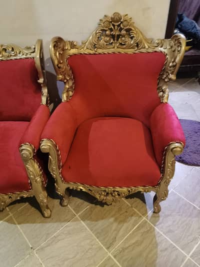 Sofa Set 5 Seater Brand New in Red colour