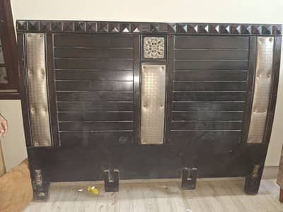 Solid Wooden Double Bed - Urgent Sale