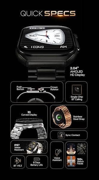Zerolife style Elite Watch Black