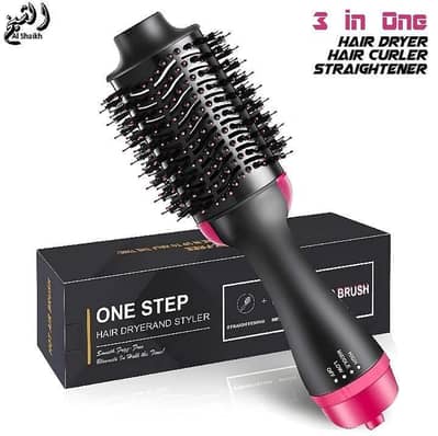 3-in-1 Hair Dryer Brush – One Step Hair Dryer & Styler