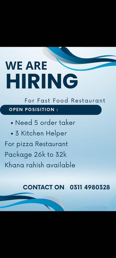 waiters and order takers