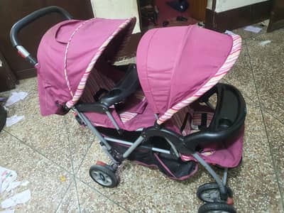 Twins Stroller / Pram - Bravo