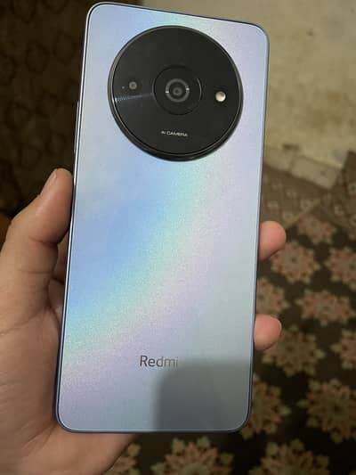 Redmi A3 star blue 4/128 with box and original charger
