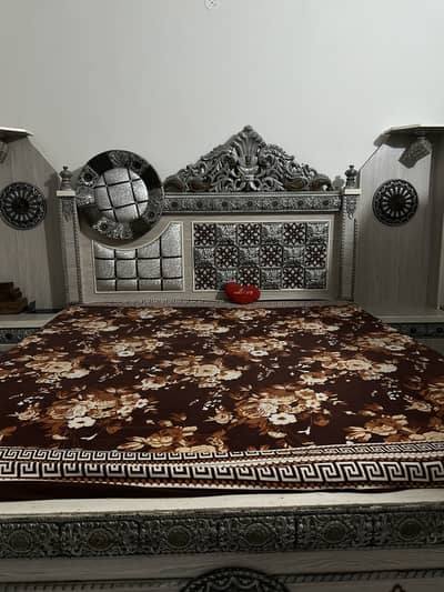 Luxury Bedroom Set ( bed + dressing + cupboard) slightly negotiable.