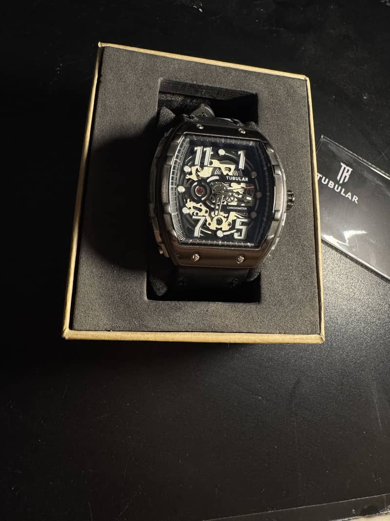 TUBULAR RECTANGULAR WATCH 5