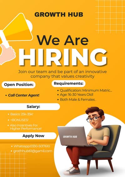 Jobs vacancies available for matric pass boys and Girls.