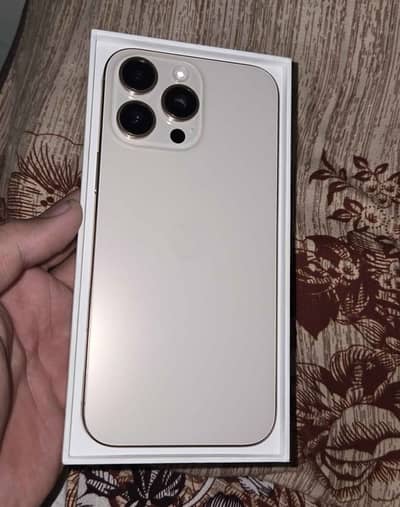 iPhone 16 pro max 256gb JV 100 health with box