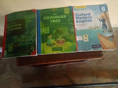 english+geography and grammer oxford books