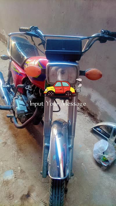 Honda CG 125 red colour urgent sale