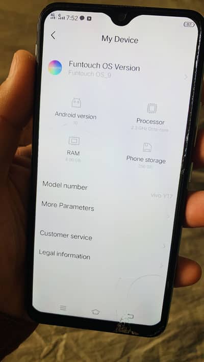 Vivo Y17 Dual Pta Approved