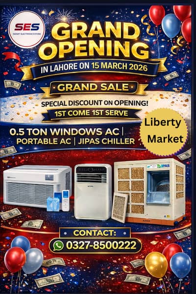 Windows AC Portable AC JIPAS CHILLER Grand Opening in Lahore