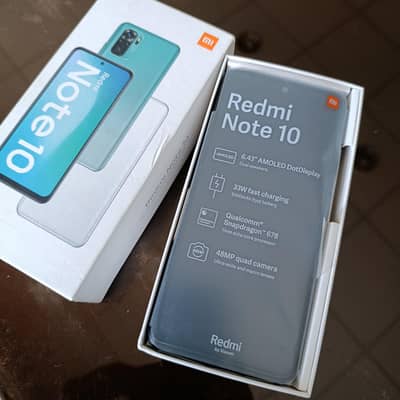 Redmi Note 10 with original box & charger