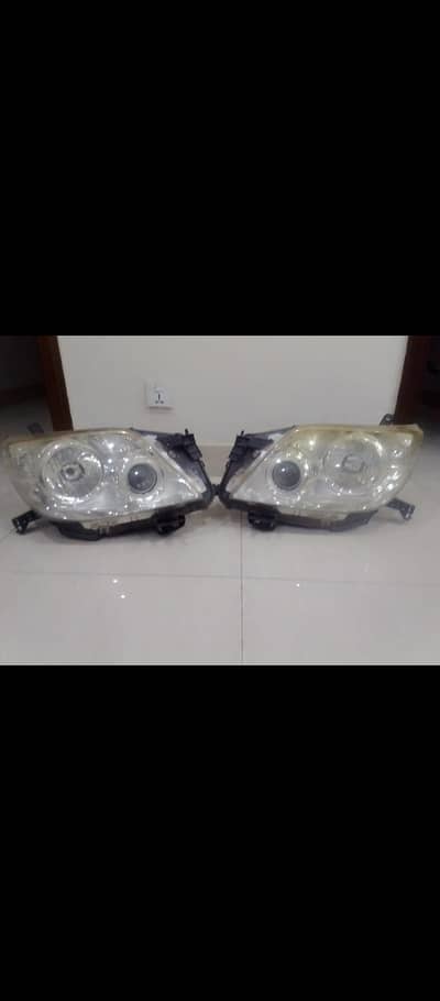 Bumper head light ahead back port board branch etc