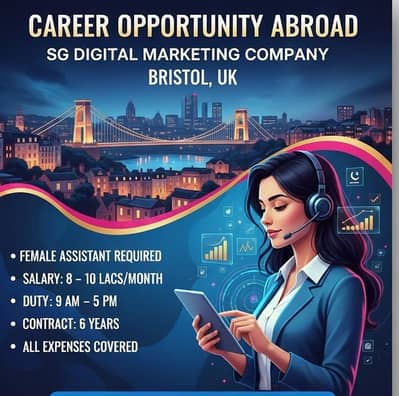 female assistant for abroad