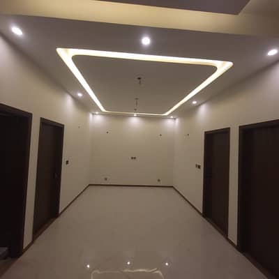 Brand New House Lease 120sqyd G+1, West Open A Simple Luxurious House With A Super Luxurious Comfortable And Peaceful Living.   Saadi Town Block 5