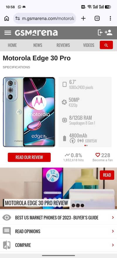 Motorola Edge 30 pro