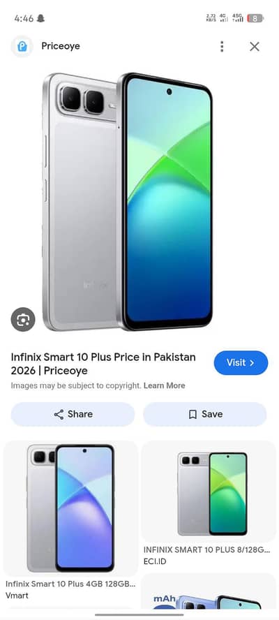 infinix smart 10 plus 8.128