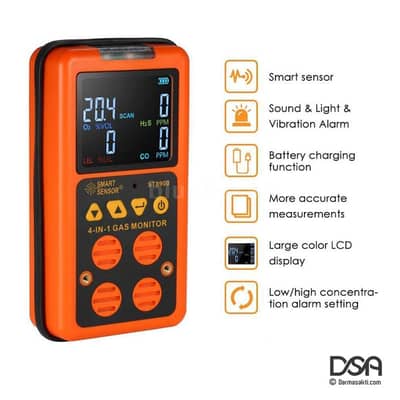 Smart Sensor ST8900 Multi Gas Detector in Pakistan