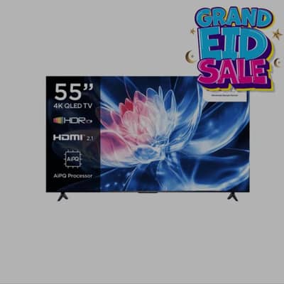 TCL T6C 55" Inch QLED Android Smart TV – 4K UHD – Excellent Condition