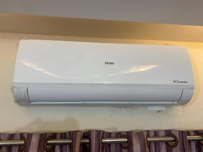 New AC with in warranty Haier 1 tone latest Model