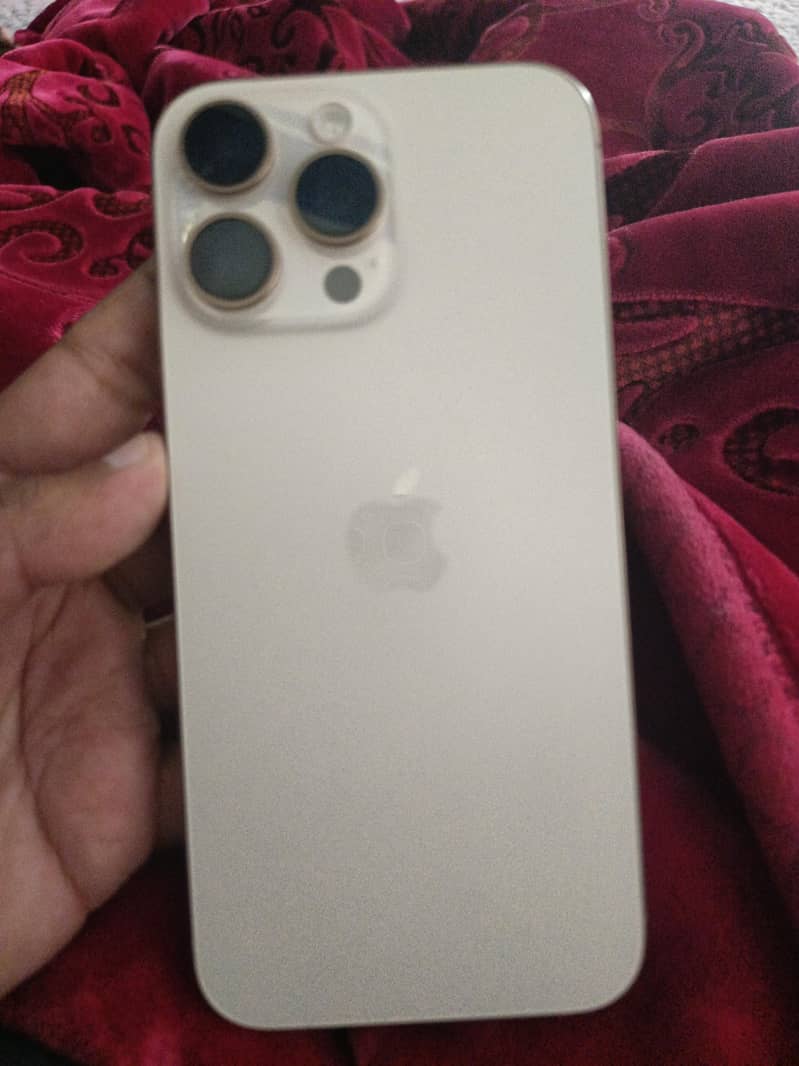 Apple iPhone 16 Pro Max 256GB Non-PTA Desert Titanium 96% | Box 0