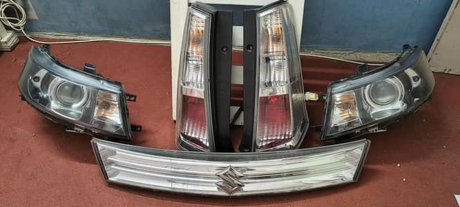 Suzuki Stingray Head light+Back light+ front Garnish in Good Condition