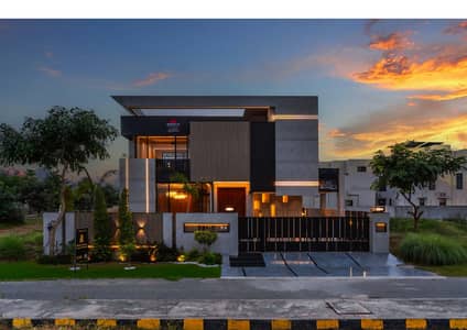 100% Original Property Mohsin Ali Designer 1 Kanal Brand New Modern House For Sale Near Carrefour Raya Defence Fairways