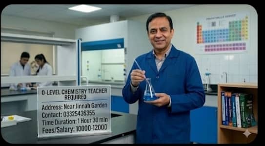 Chemistry teacher required