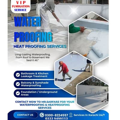 Roof Heat Proofing || Waterproofing, || Bathroom, Leakage See