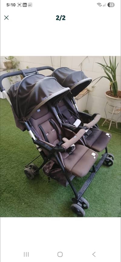 2 seater baby pram for sale in good condition