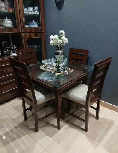 dining table, wooden dining table,4chairs smart dining table,fur