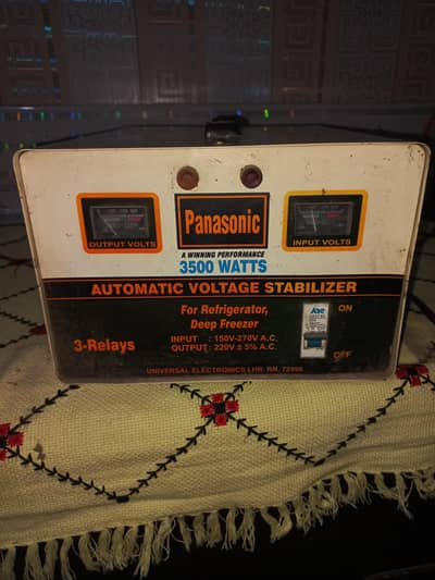 Panasonic stablizer 3500 watts