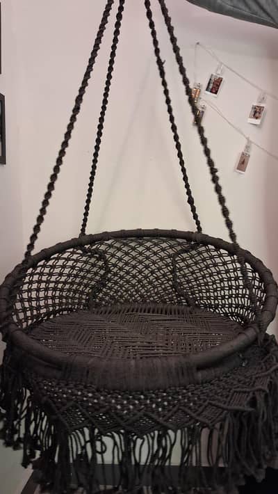 Hand knitted Hanging Swing indoor | outdoors
