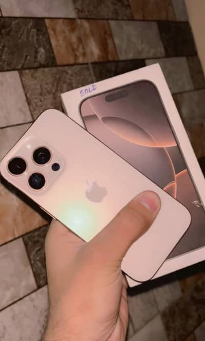Iphone 16pro with box