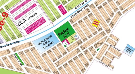 5 Marla Residential Plot FOR SALE In B Block DHA 9 Town Lahore