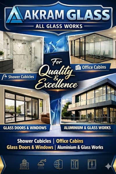 Modern Glass Doors for Office  Aluminium Glass Partitions  Glass Work