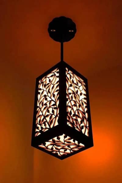 hanging ceiling decorative brown lamp