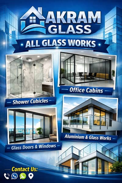 Shower Cubicles Pakistan  Office Glass Cabins  Glass Doors & Windows