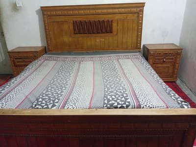 bed dressing and side table 2 sofa set 1 single bed 1 folding table