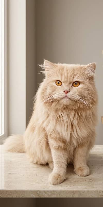 Beautiful 2.5-Year-Old Long-Haired Male Cat – Stunning Coat!