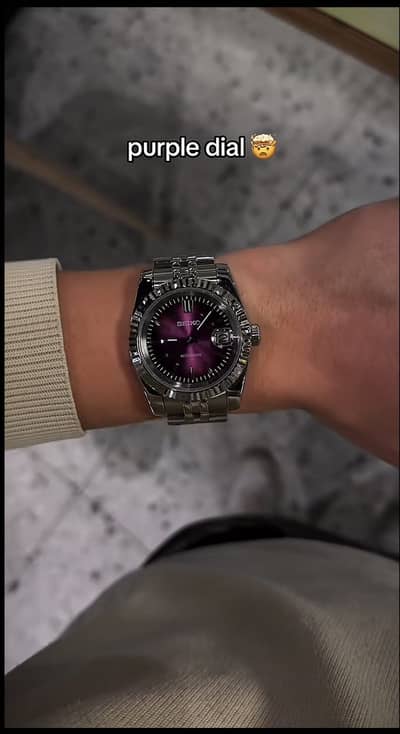 FRESH NEW WATCH ROLEX PURPLE DALL