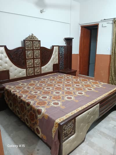 Flat For Rent. Furnished Flat Available. Near Johar-Mor Karachi