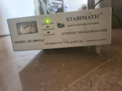 Stabimatic 500W Voltage Stabilizer UK – Slightly used
